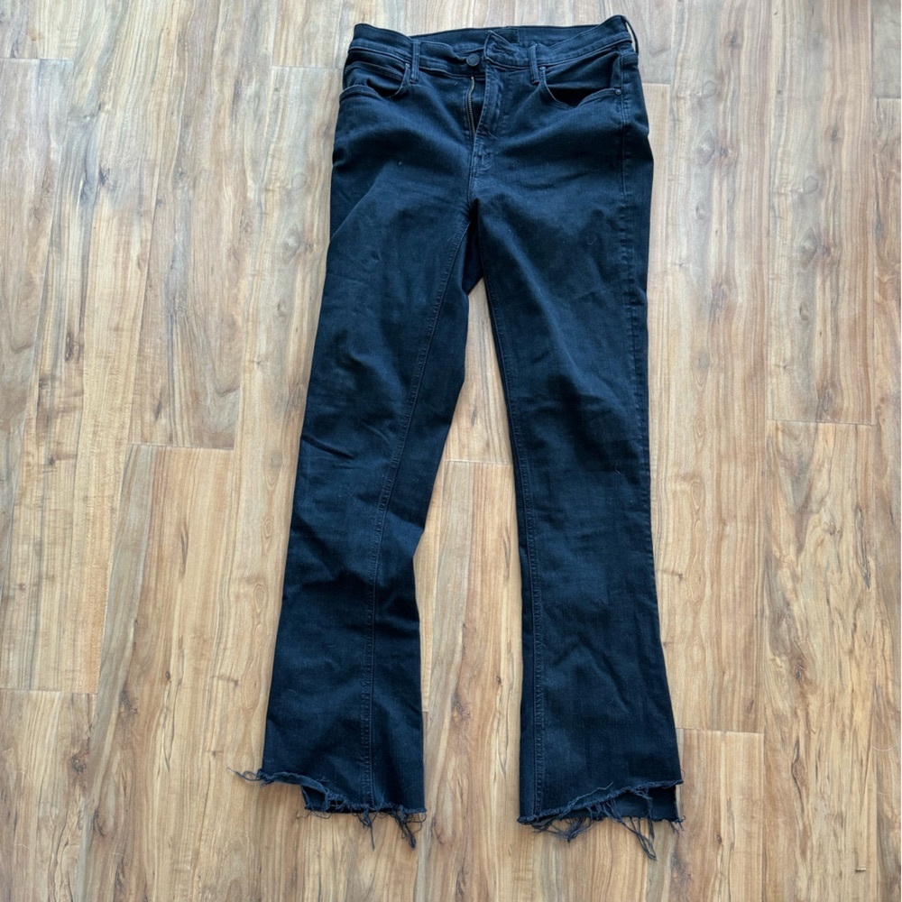 Size 27 Mother Insider Step Fray Jeans
